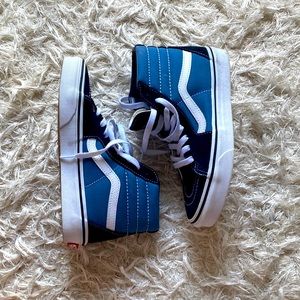 VANS blue and black high-top